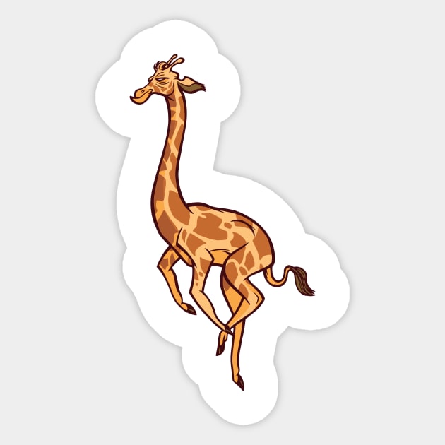 Giraffe lover funny kids Sticker by Midoart